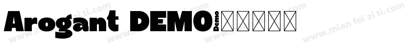 Arogant DEMO字体转换